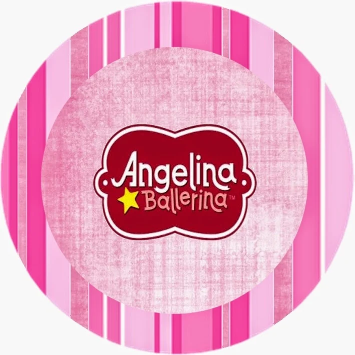 Angellina Ballerina, Toppers or Free Printable Candy Bar Labels.