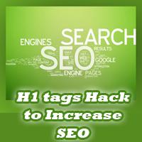 Increase SEO with h1 tag Blogger hack