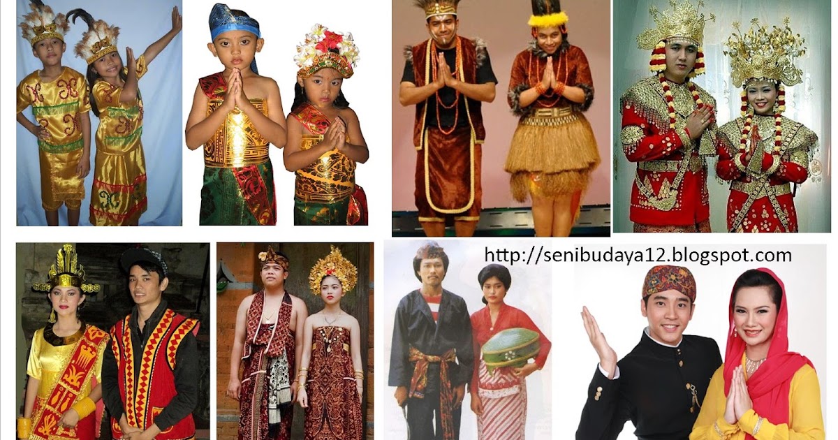  Gambar  dan Nama Baju  Adat  Daerah di  34 Provinsi SENI BUDAYA