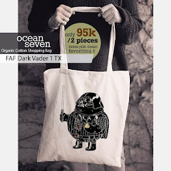 OceanSeven_Shopping Bag_Tas Belanja__Fun Cartoon_FAF Dark Vader 1 TX