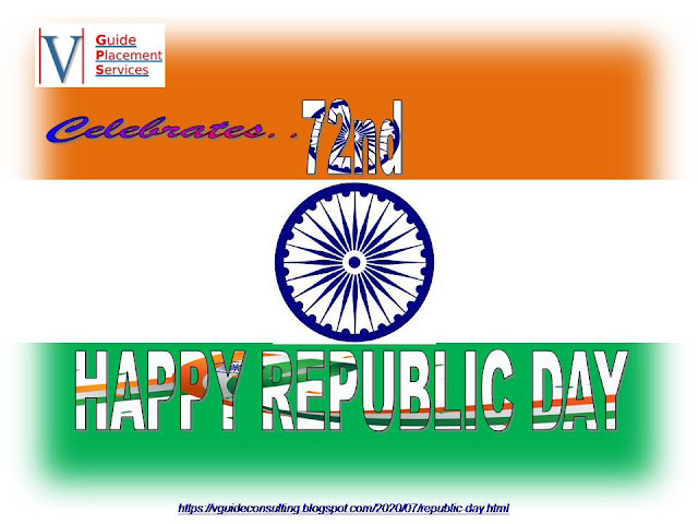 'V Guide Placement Services' Celebrating Republic Day