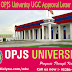 OPJS University UGC Approval Letter