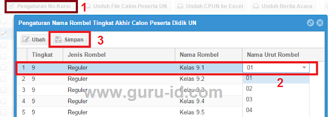 gambar membuat nomor urut calon peserta un 2016