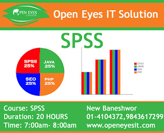 SPSS Training in Kathmandu Nepal || Open Eyes IT Solution