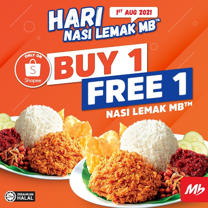 Beli 1 Percuma 1 Sempena Hari Nasi Lemak MB