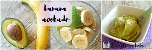 avokado i banana za bebe