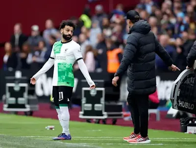 يورغن كلوب، أهداف محمد صلاح، فان دايك. محمد صلاح، ليفربول، وست هام، الدوري الإنجليزي،