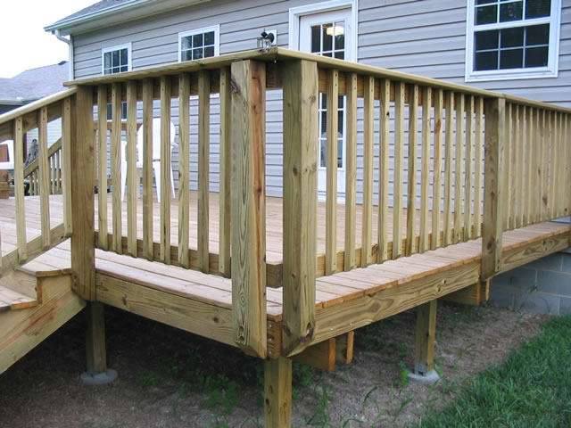you step by step how to build a wooden deck