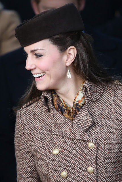 Kate Middleton attends Christmas Day Service