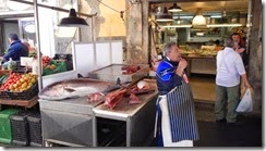 Hier kauften wir Lachs-Steak fürs Dinner