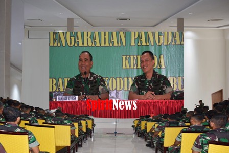 Mayjen TNI Surawahadi Arahan Didepan Seluruh Babinsa Jajaran Korem 141/Tp