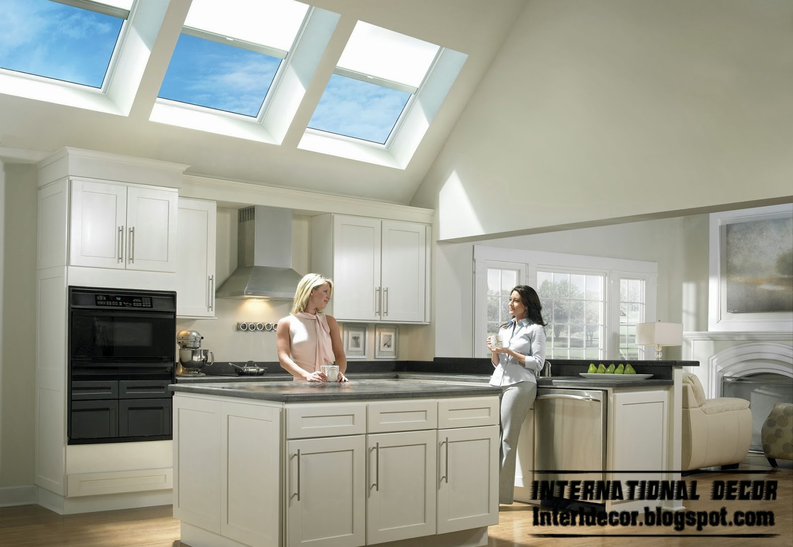 kitchen skylight designs, skylight windows