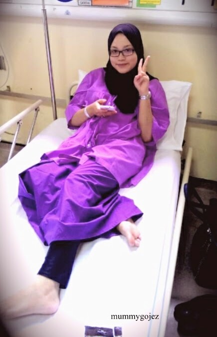 I am a mother of TWO: Pengalaman Pembedahan Laparoscopy