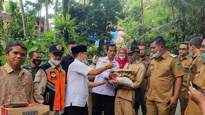 Wabup Solok Jon Firman Pandu Kunjungi Nagari Taruang Taruang yang Terdampak Bencana Longsor