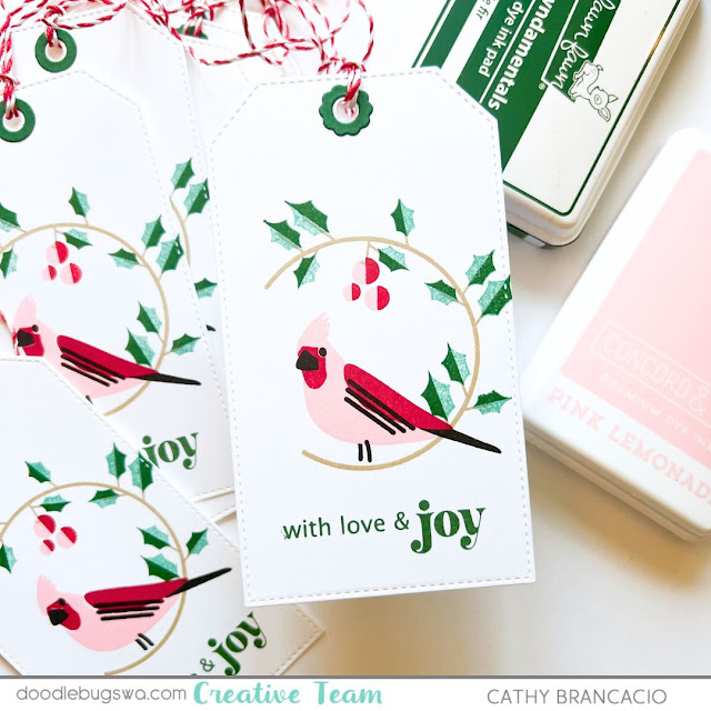 Quick and Easy Christmas Tags with Altenew Birds of the Season
