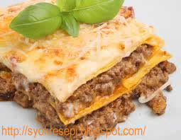 Resepi Masakan: Beef Lasagne Special