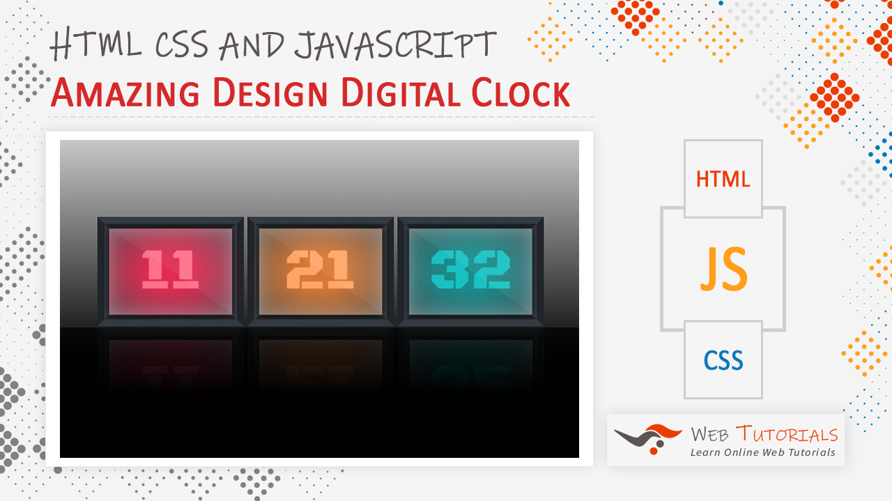amazing design digital clock