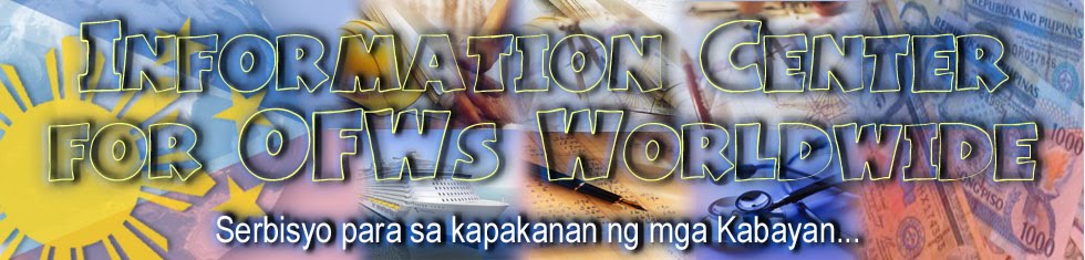 Information Center For OFWs Worldwide..