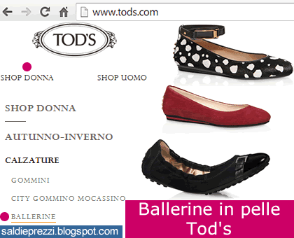 ballerine pelle tods