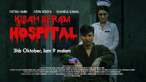 Telemovie Kisah Seram Hospital Lakonan Fattah Amin, Fatin Afeefa
