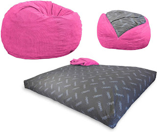 CordaRoys Beanbag Chair Converts From A Chair To A Standard Fullsize Bed