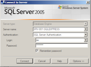 Login ke SQL Server menggunakan management studio