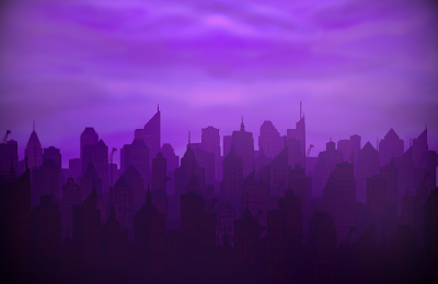 Purple Cityscape