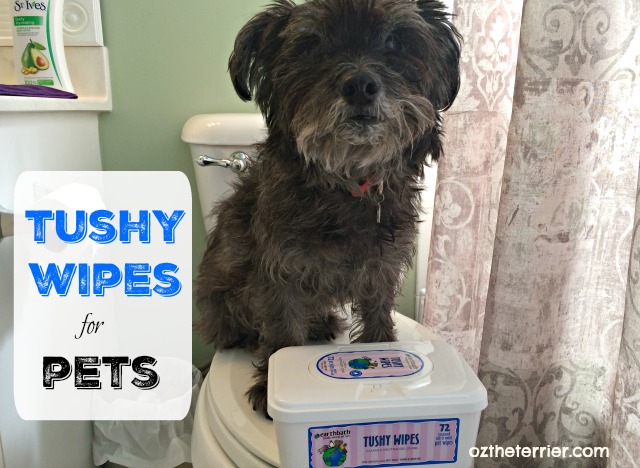 oz earthbath tushy wipes for dogs and cats