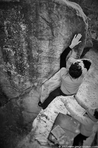 Franck dans l'Angle de la Pierre Ôtée , 6B