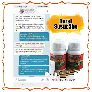 Testimoni Berat Badan Turun 3kg - Daun Betik NDLife