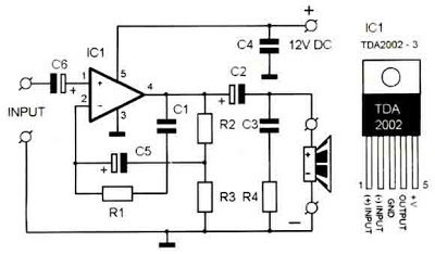 Super 10Watt HI FI Amplifier TDA2002 Electronic 