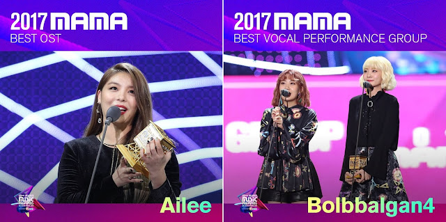 MAMA - Vencedores do Mnet Asian Music Awards 2017