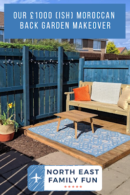 Our £1000 (ish) Moroccan Back Garden Makeover