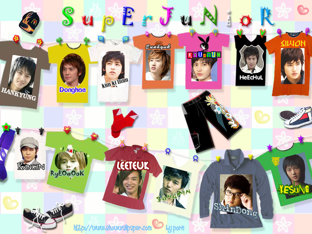 Free Wallpaper: Super Junior Wallpaper