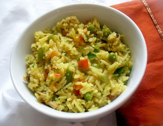 Mixed Vegetable Pulao