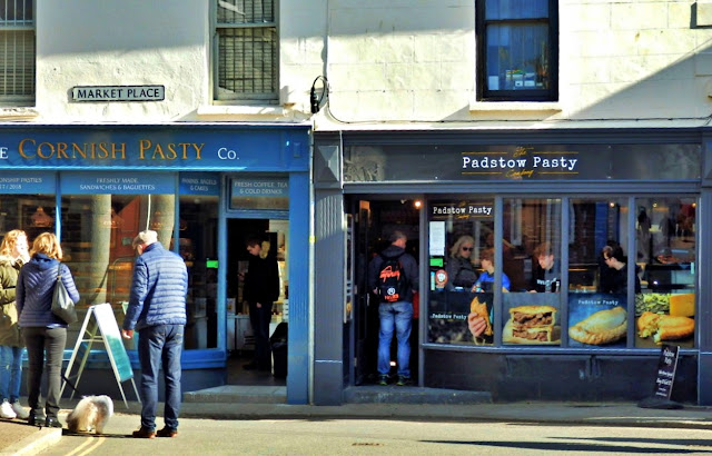 Cornish Pasty shop in Padstow, Cornwall