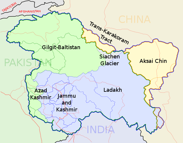 Map area konflik china vs india