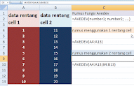 Rumus Ms Excel | Mean Median Modus Quartile Microsoft Excel