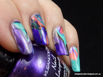 Halloween Water Marbling