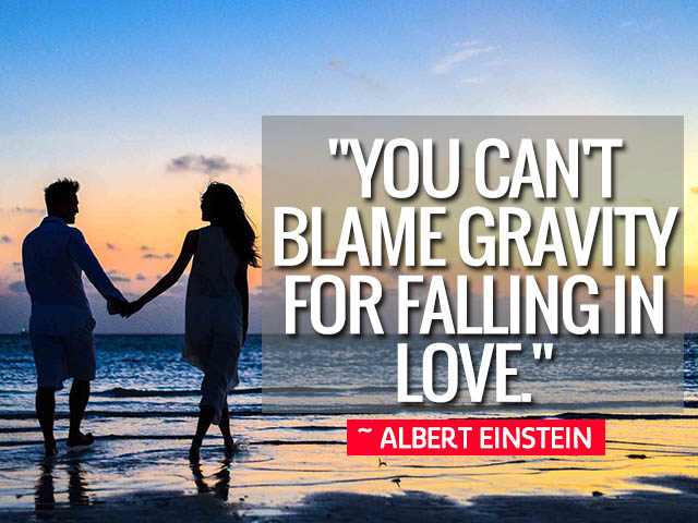 Happy Love Day 2021 Quotes Wishes for Your Valentines-You can't blame gravity for falling in love.