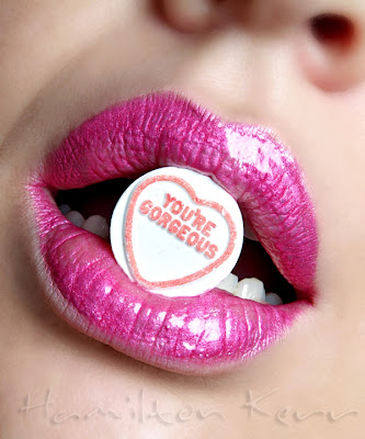 lovehearts, you're gorgeous, your, lips, lipstick, sweet, model, 