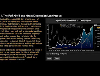 Yield Curve, Harga emas yang mencapai level tertinggi sepanjang masa, dan kinerja  pasar saham