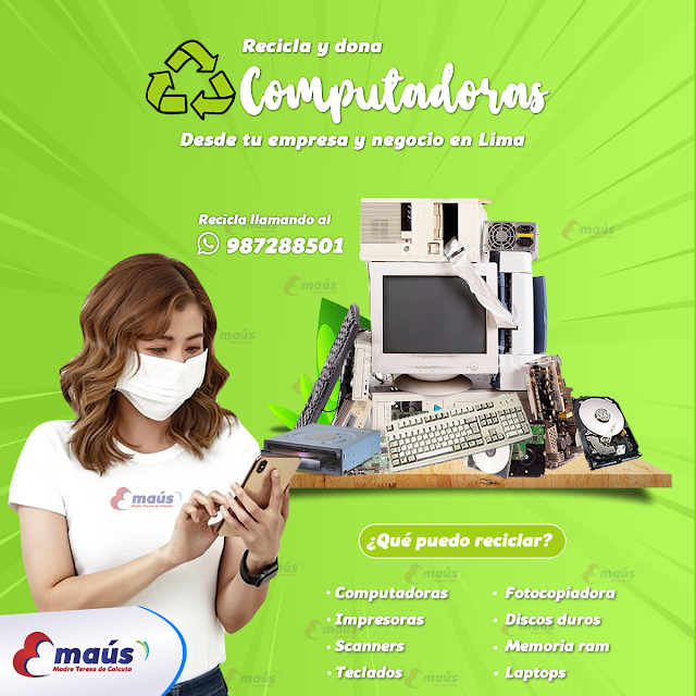 Recicla y dona computadoras