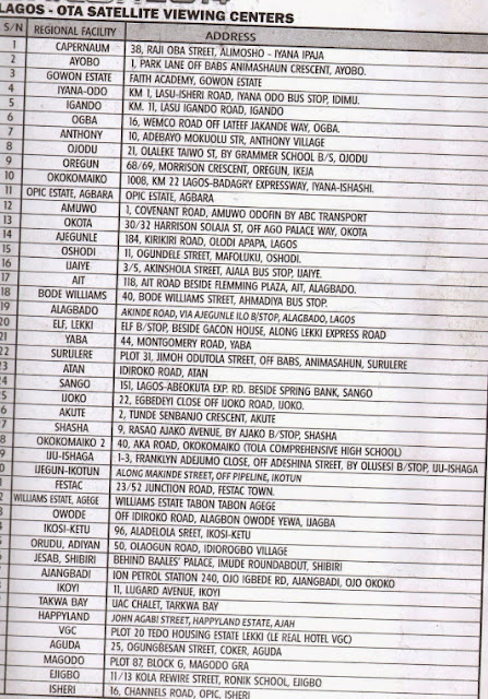 Shiloh 2016 Viewing Centers