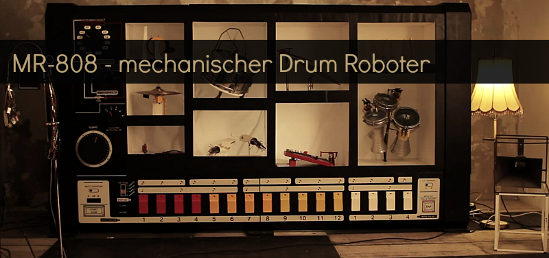 Der Kult-Drum Computer TR808 ( 90th HipHop ) als mechanischer Roboter ( 1 Video ) 