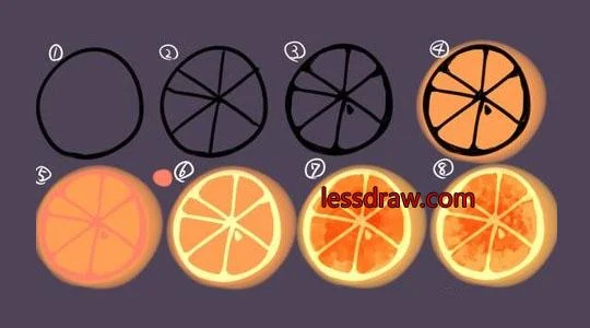 Cách vẽ trái cây và quả mọng