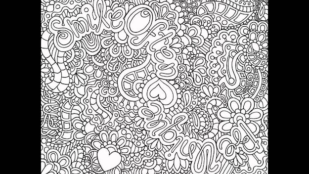 Hard Coloring Pages 