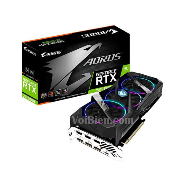 Card Màn Hình VGA GIGABYTE AORUS RTX2070 Hiện Đại