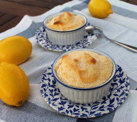 Food Lust People Love: Fluffy and light, these hot lemon curd soufflés are simple to make and bake, for a fresh dessert the whole family will love!