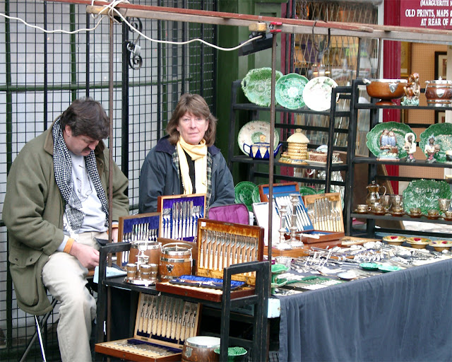 Sellers, Portobello Road Market, Portobello Road, Notting Hill, London